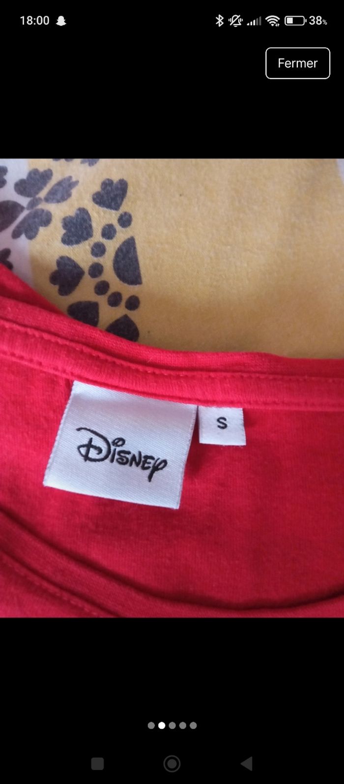 T-shirt rouge Mickey - photo numéro 2
