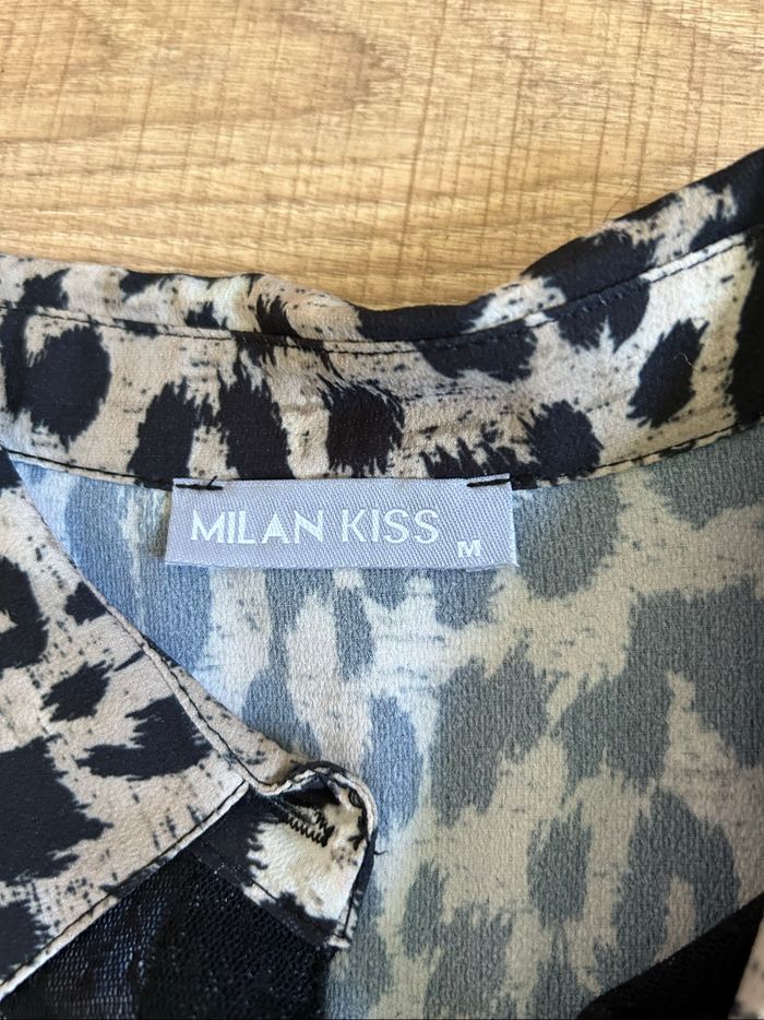 Chemise léopard à manches longues Milan Kiss taille M jamais portée - photo numéro 9