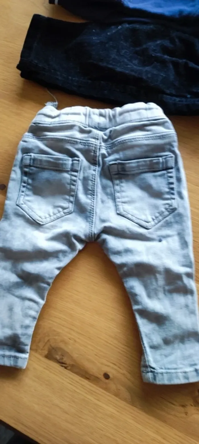 Lot Pantalon chemise 6 mois - photo numéro 5