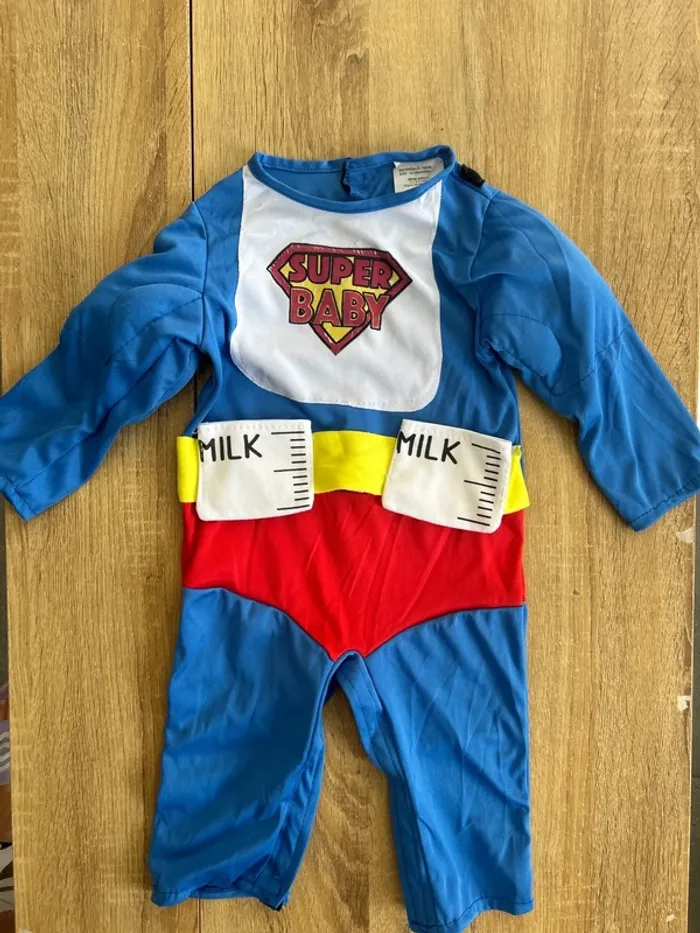 Déguisement bébé garçon super baby 12/18 mois - photo numéro 2