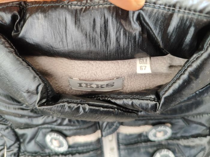 Doudoune sans manches grise anthracite 6 mois IKKS - photo numéro 2