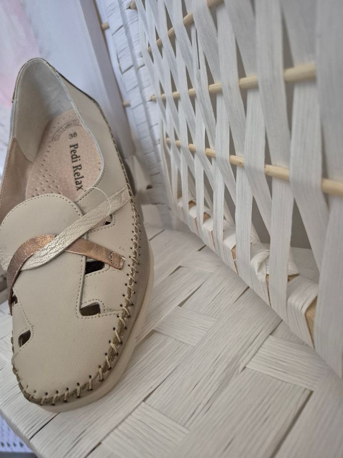💕joli Mocassins cuir Pedi Relax T38 femme Neufs avec boîte💕 - photo numéro 5