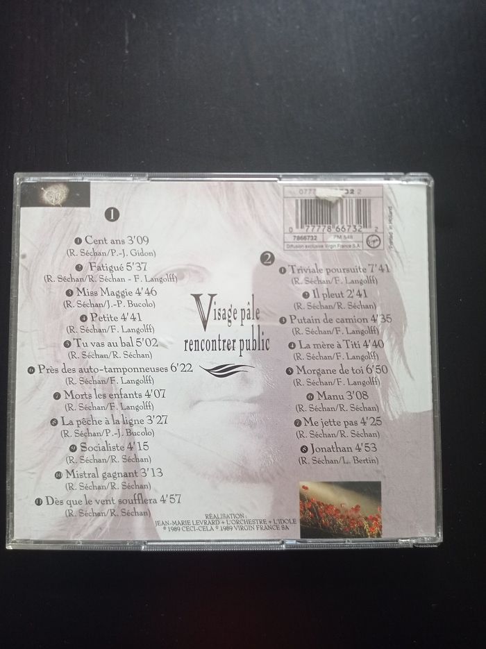 CD Renaud Tour 89 "Visage pâle rencontrer public" - photo numéro 2