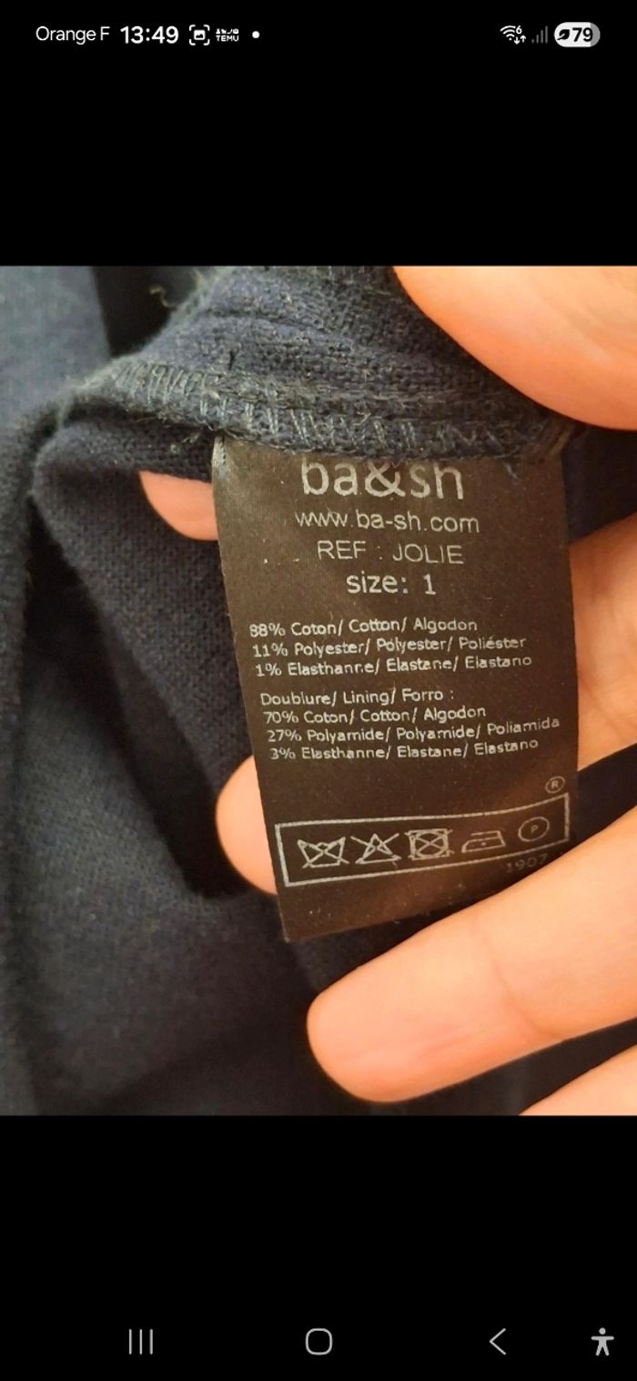 Robe 36 /taille 1 Ba&sh - photo numéro 7