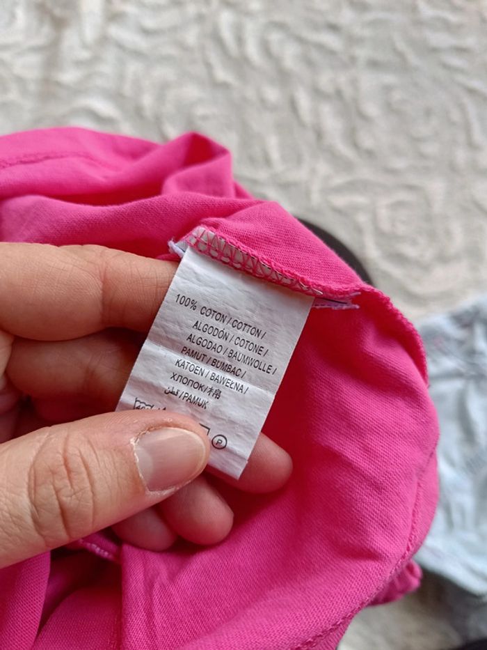 Ensemble (blouse manches longues+short) Fille 3 mois - photo numéro 7