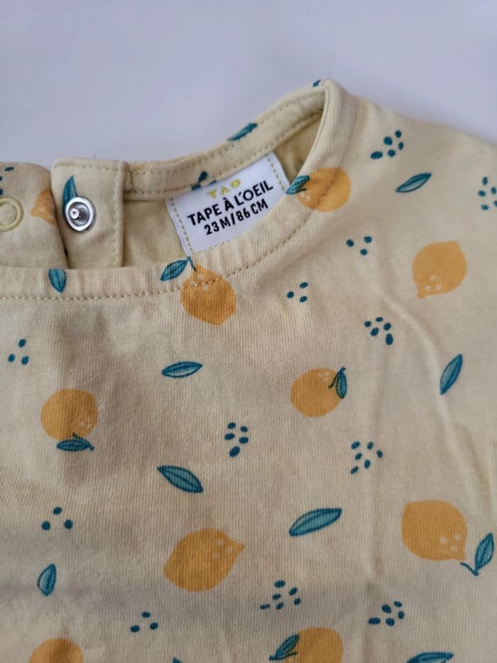 Tee shirt manches courts tao 23 mois - photo numéro 2