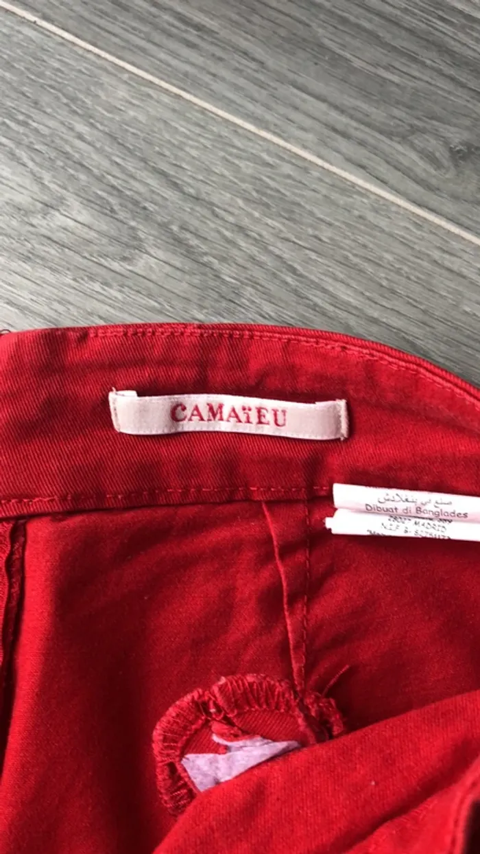 Jupe camaïeu rouge - photo numéro 2