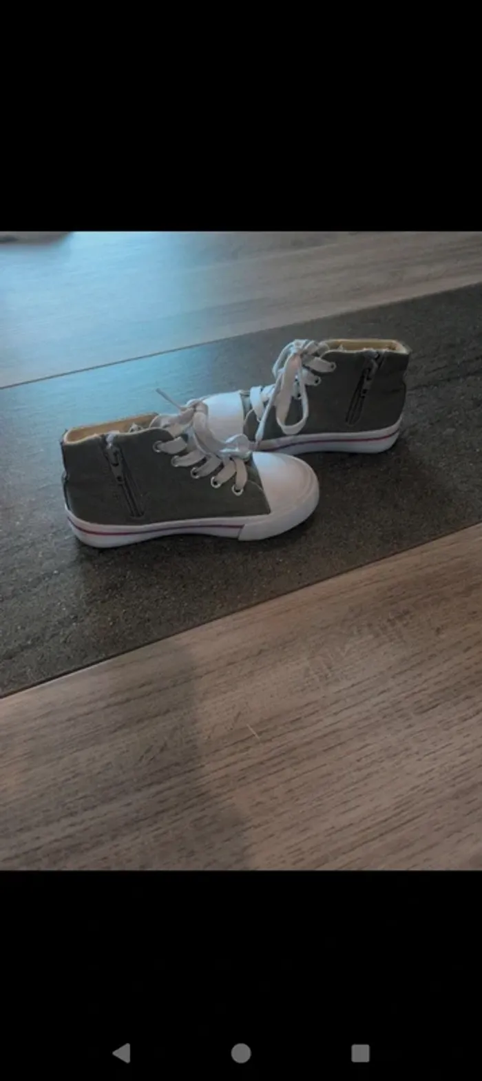 Chaussures en toile chaussures montantes - photo numéro 5