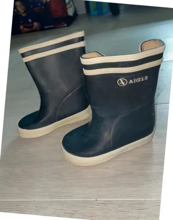 Bottes de pluie mixtes aigle bleu marine taille 20