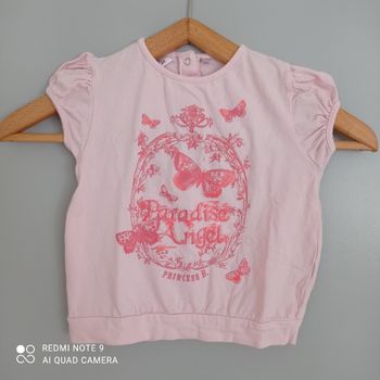 T-shirt rose clair 4ans