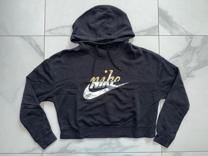 Sweat crop top à capuche Nike T.S