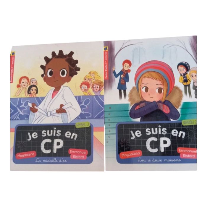 Lot de 2 livres enfant " je suis en CP "