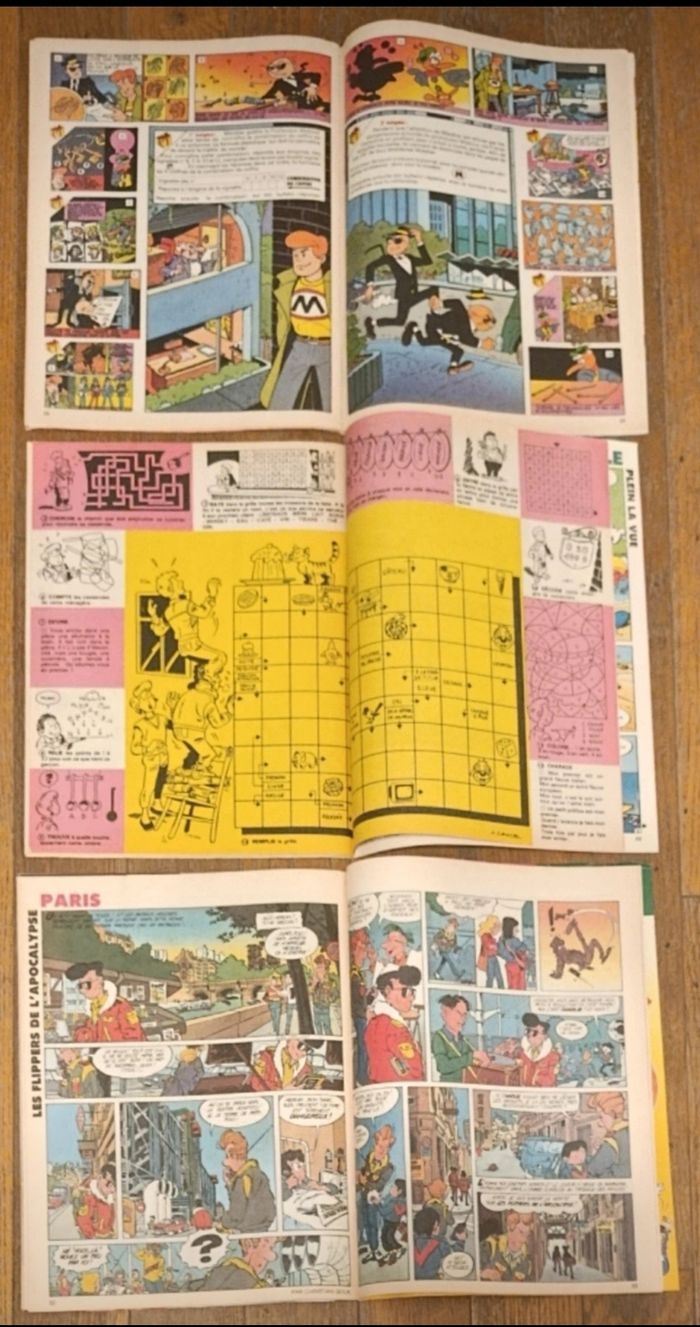 Lot de 3 anciens Pif avec les livrets policier 1987 Vintage - photo numéro 7