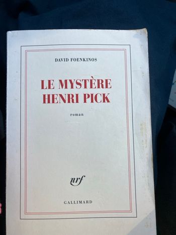Le mystère Henri Pick