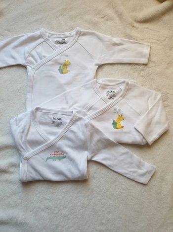 Lot bodies manches longues