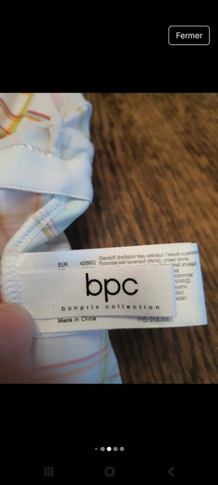 Jolie Haut de Tankini Bpc fr/be 42 cup 95C - photo numéro 14