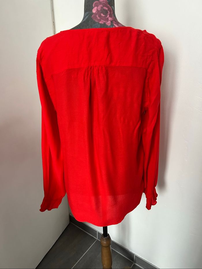 Blouse Promod rouge taille 44 - photo numéro 2