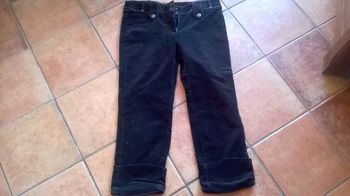 Morgan pantalon velour noir taille 36