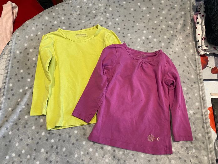 Lot de 2 t-shirts manches longues Orchestra 3ans