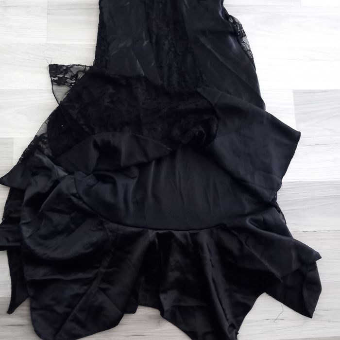 Robe de soirée noire à bretelles taille 38 - photo numéro 5