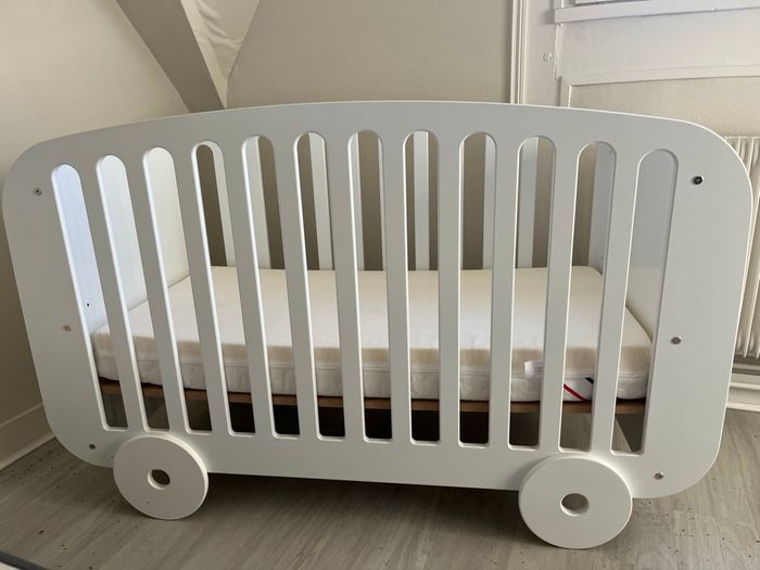 Lit roulotte bebe - photo numéro 3