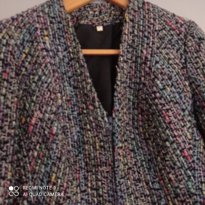 Veste bleu chiné t36 - photo numéro 7