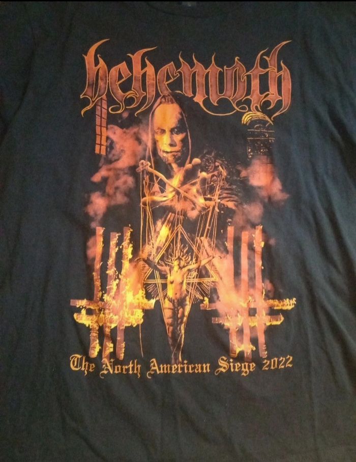 Behemoth t-shirt North American tour 2022 officiel - photo numéro 3