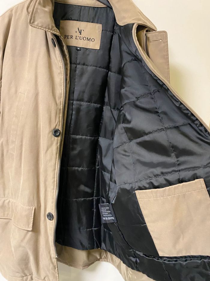 Superbe caban beige Armand Thiery avec veste doublure intérieure taille M - photo numéro 6