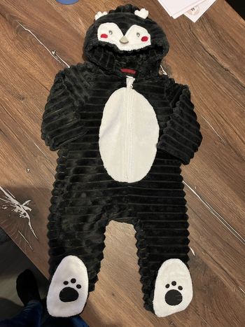 Combinaison sur pyjama pingouin