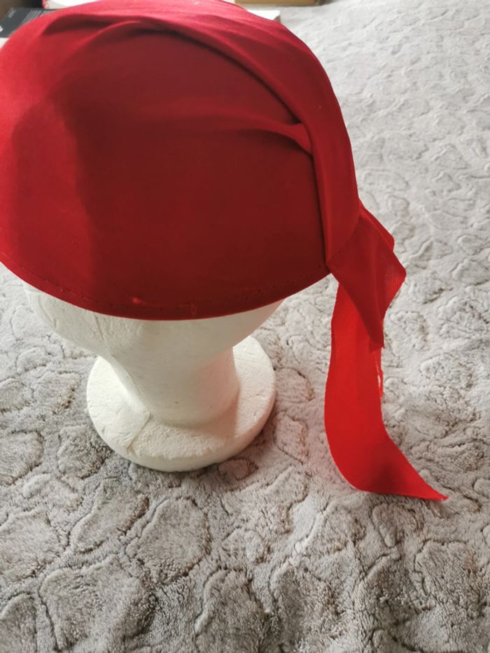 Chapeau rouge Pirate déguisement - photo numéro 8