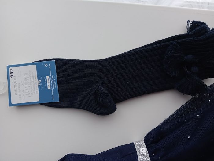 Magnifique robe bleu nuit et argentée 3 ans - photo numéro 4