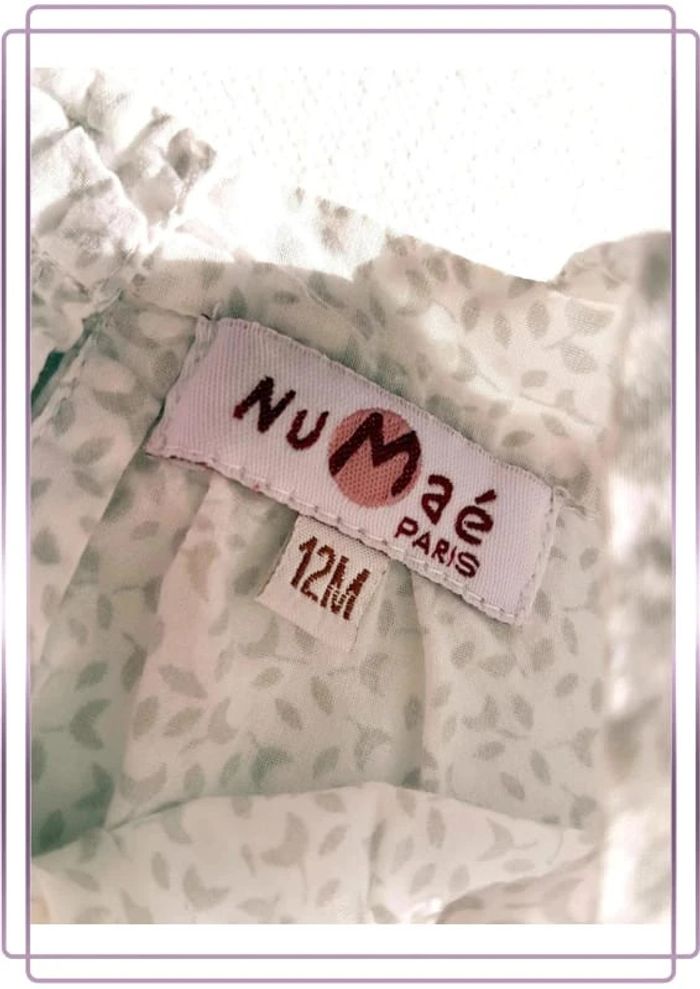 Ensemble chemisier + short bloomer en coton bio 12-18 mois - photo numéro 6