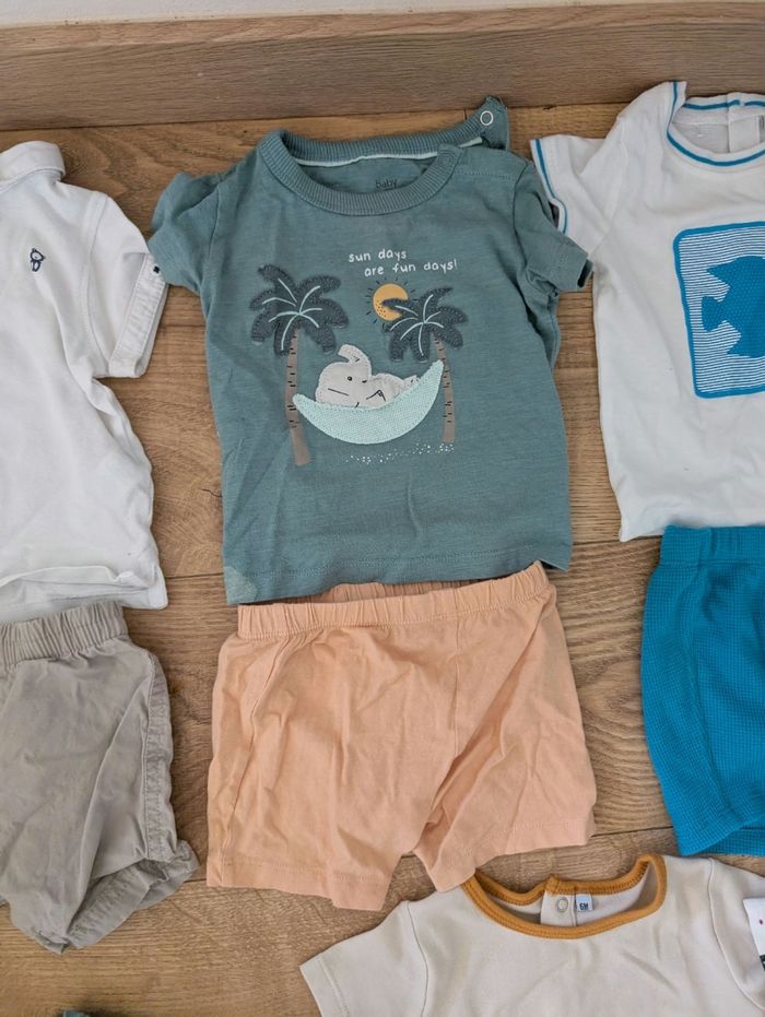 Lot de vêtements bébé garçon été 6 mois - photo numéro 4
