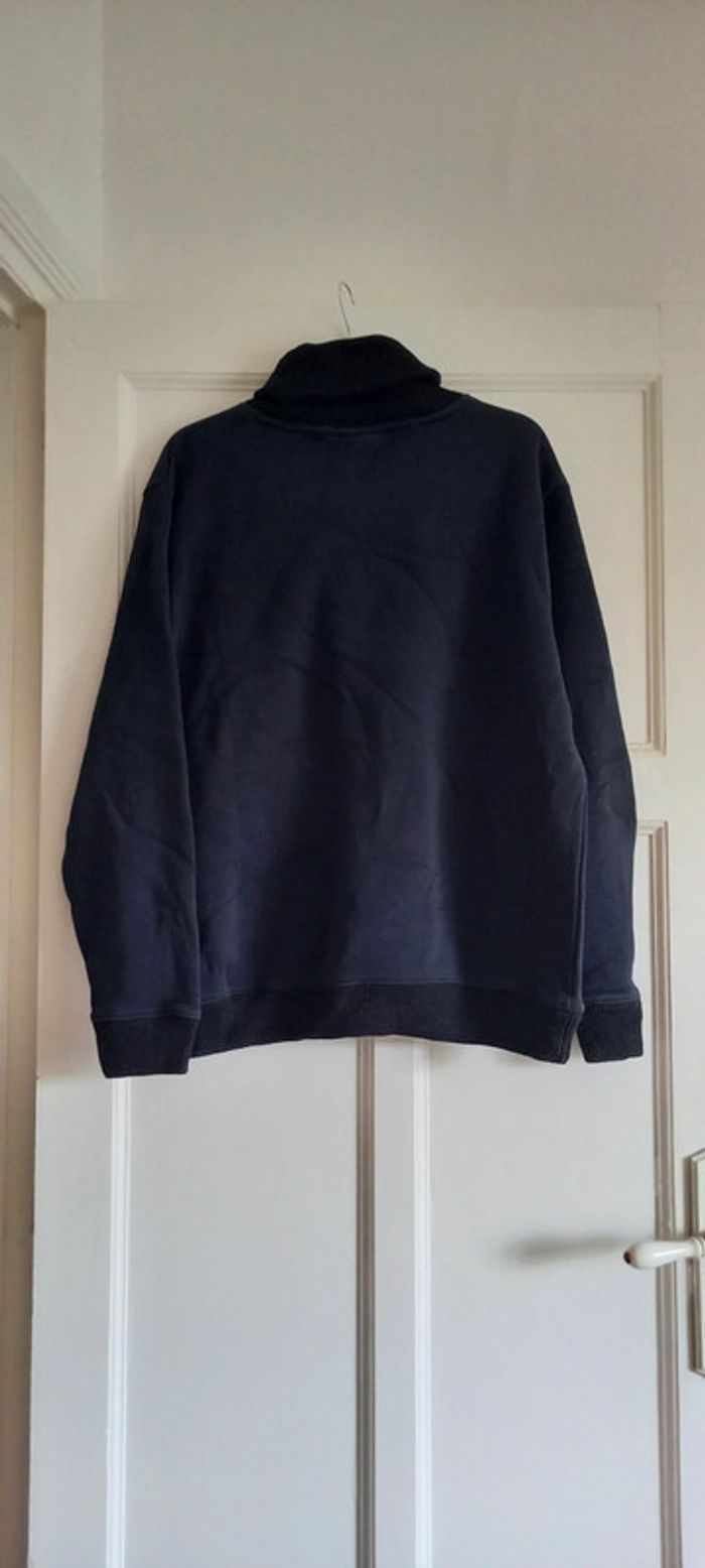 Pull col roulé H&M XL bleu marine et noir - photo numéro 2