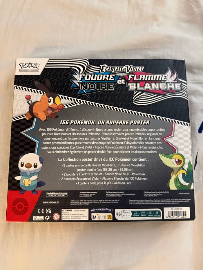 Pokémon : Collection Poster Unys du JCC Pokémon - scellé et complet - photo numéro 2