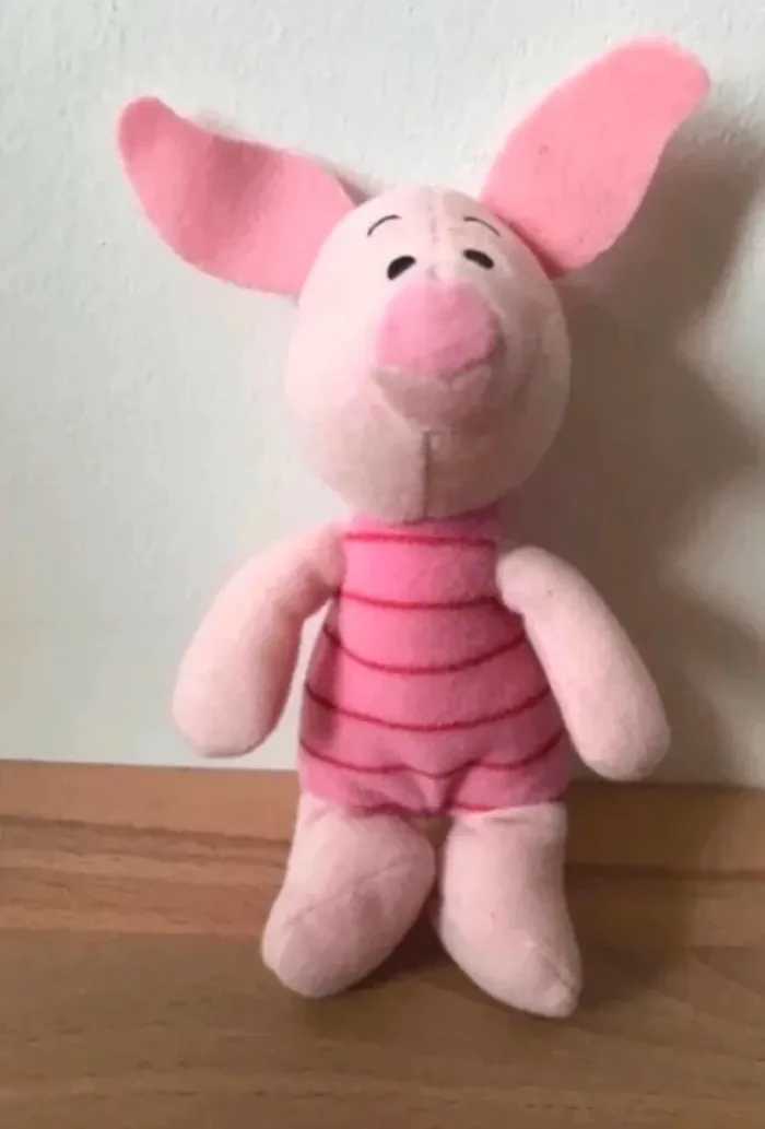 petite peluche disney porcinet rose hauteur 14 cm environ - photo numéro 3