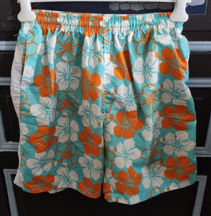 Short de plage à motifs fleurs taille L mixte