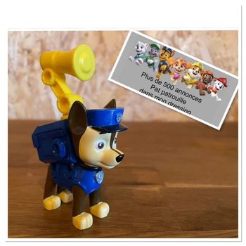 Figurine Chase mighty Pups sonore de la Pat Patrouille