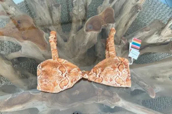 Haut de maillot de bain femme Billabong x Sincerely Jules serpent M