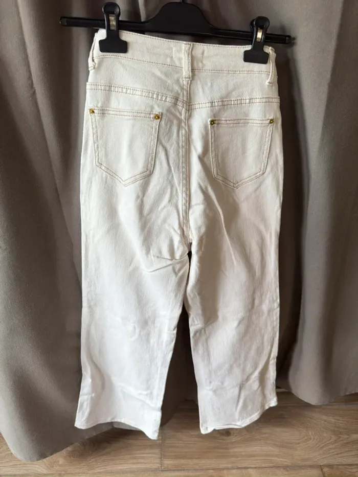 Pantalon blanc Charlior - Taille S - photo numéro 2