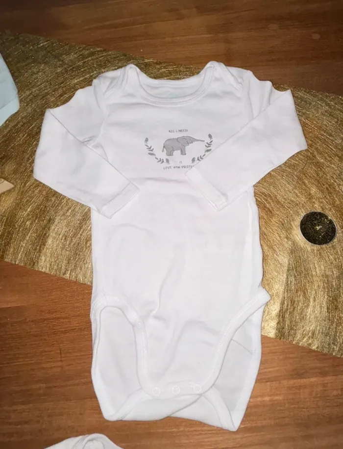 Lot de 4 bodies tex dont 1 orchestra 18 mois - photo numéro 3