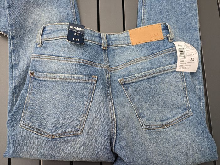 Jean  bleu straight femme/fille T 32 - photo numéro 5