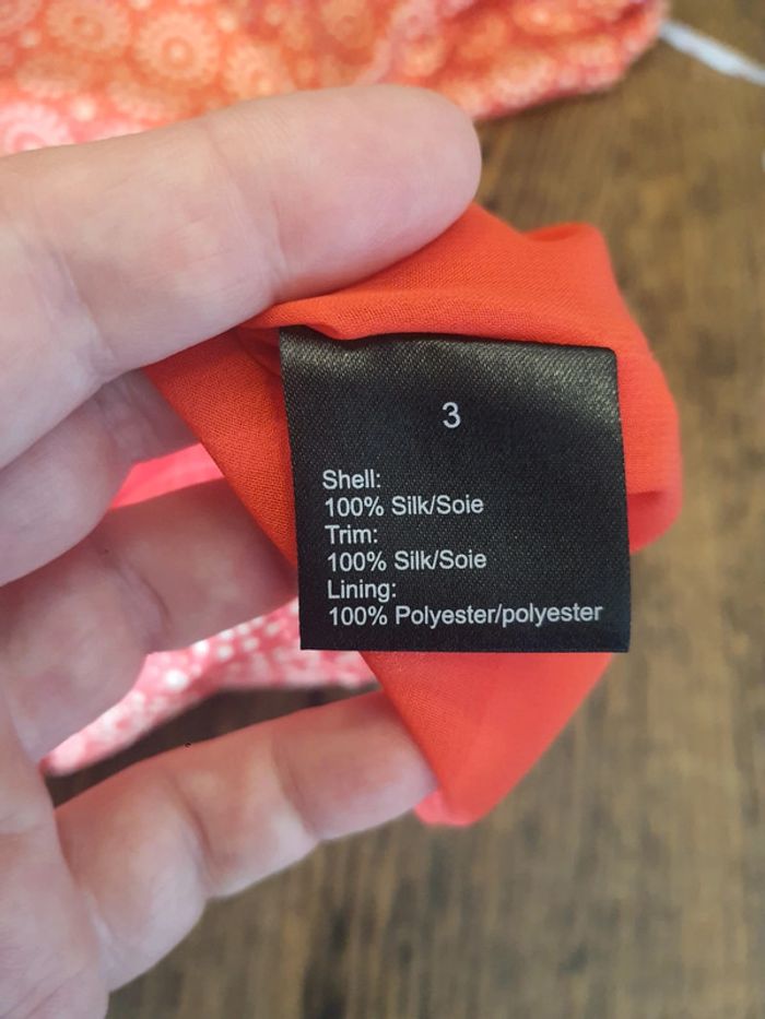 Jolie Robe Nougat London 100%soie taille 3 - photo numéro 18