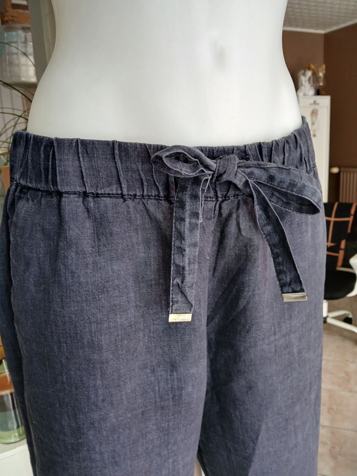 Pantalon en lin T40. - photo numéro 2