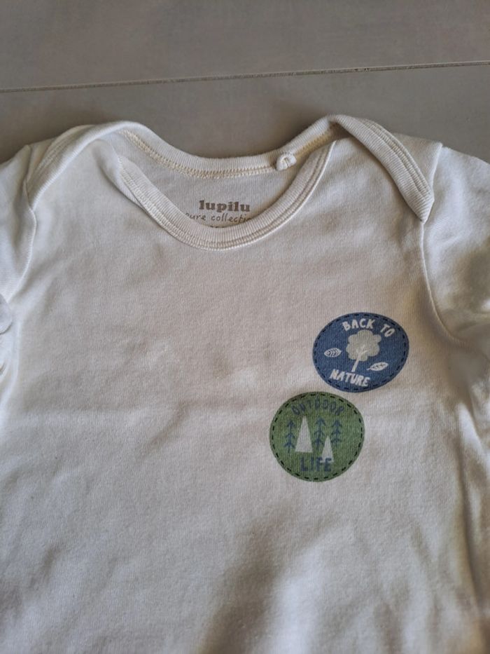 Lot de 2 bodys ML 12-24M Lupilu - TBE - photo numéro 2