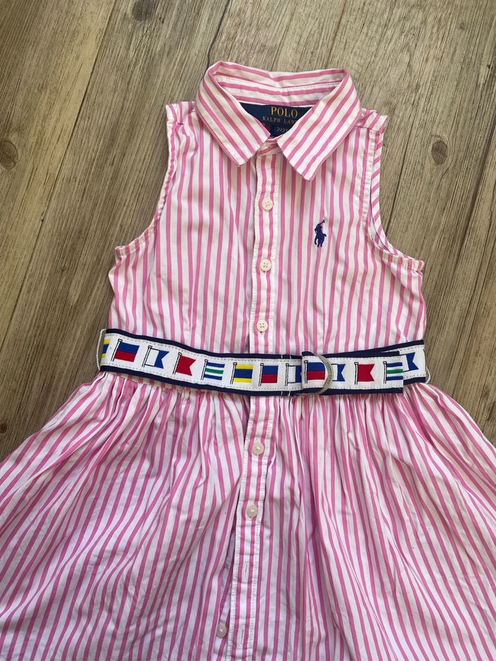Robe rose avec ceinture Ralph Lauren 2 ans - photo numéro 2