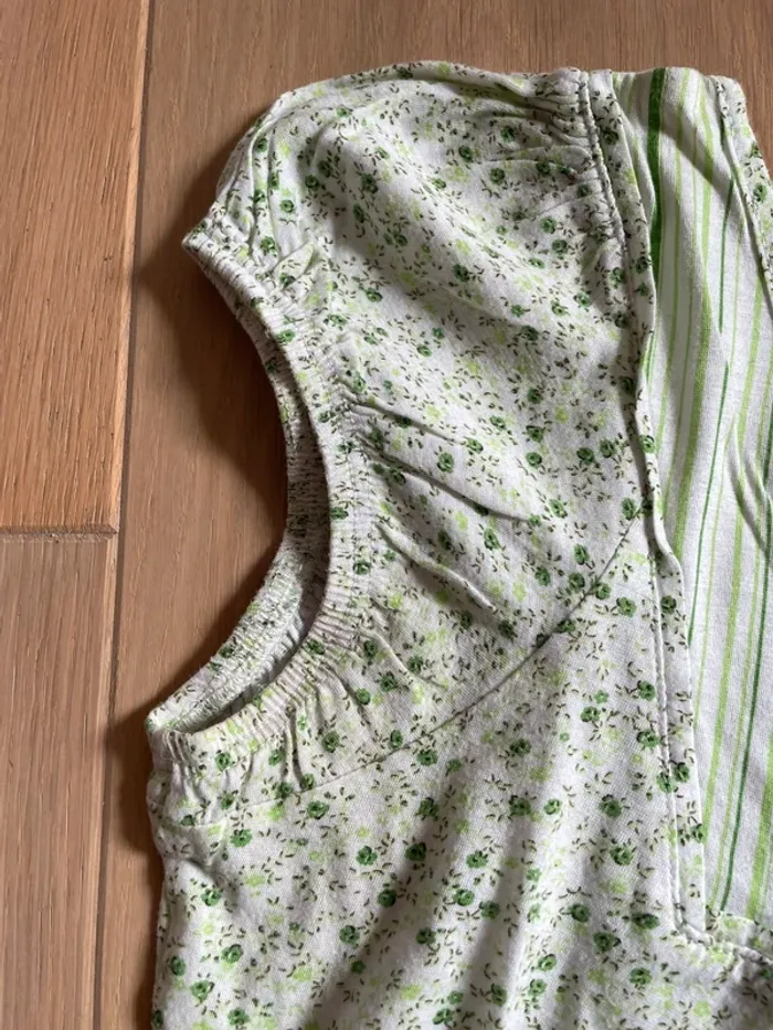 T-shirt MC liberty vert - Camaïeu - S - photo numéro 3