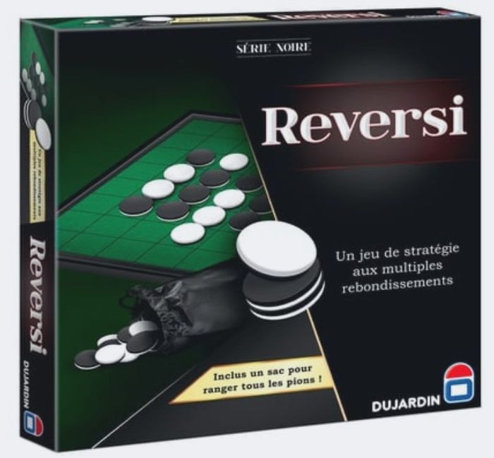 Jeu de stratégie - Reversi - Série Noire - Marque Dujardin - Neuf Scellé