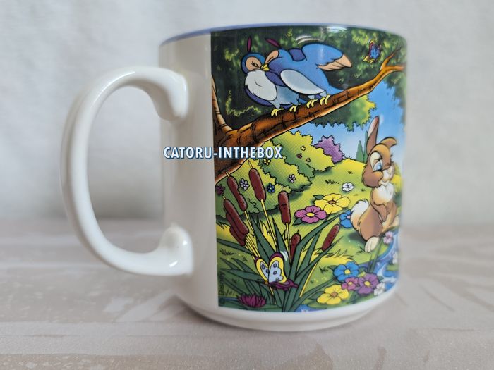 Tasse / Mug / Cup scène Disney Classics Bambi Féline Fleur Panpan / Thumper - photo numéro 9