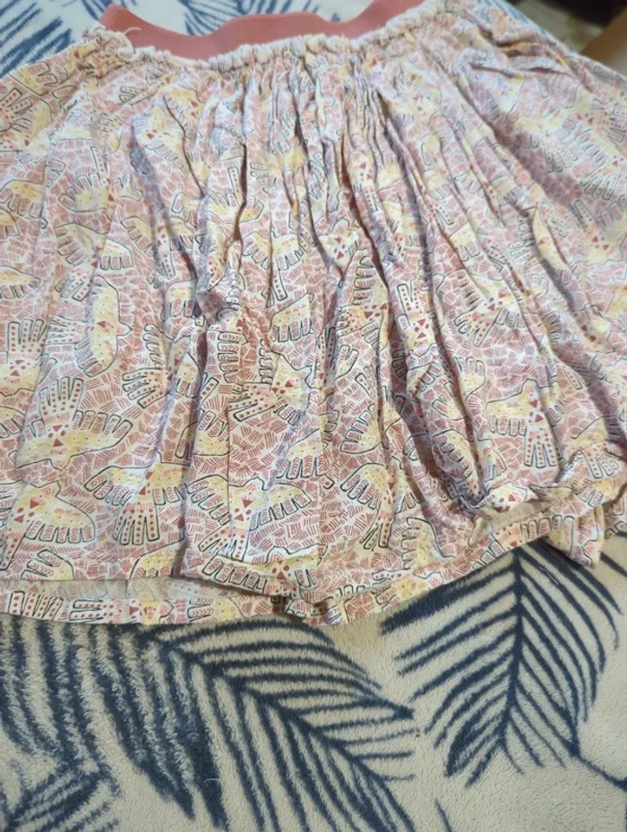 Jupe volantée motifs oiseaux - photo numéro 3